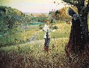Mikhail Nesterov The Vision of the Youth Bartholomew oil painting reproduction